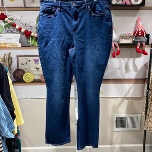 NYDJ Slim Bootcut Dark Blue Jeans Sz 18W